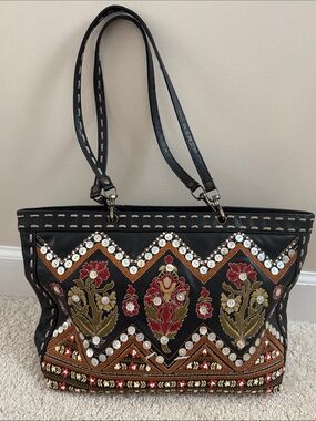 Isabella Fiore embellished leather bag